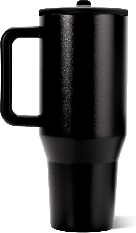 Traveler Tumbler, Black, 40 oz, HydroJug