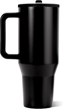Traveler Tumbler, Black, 40 oz, HydroJug