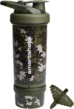 Smartshake Revie Protein Shaker Bottle 750 ml | Leakproof Gym Shaker Drink Bottle for Protein Shakes | BPA Free Protein Powder Shaker Cup for Men & Women | Black