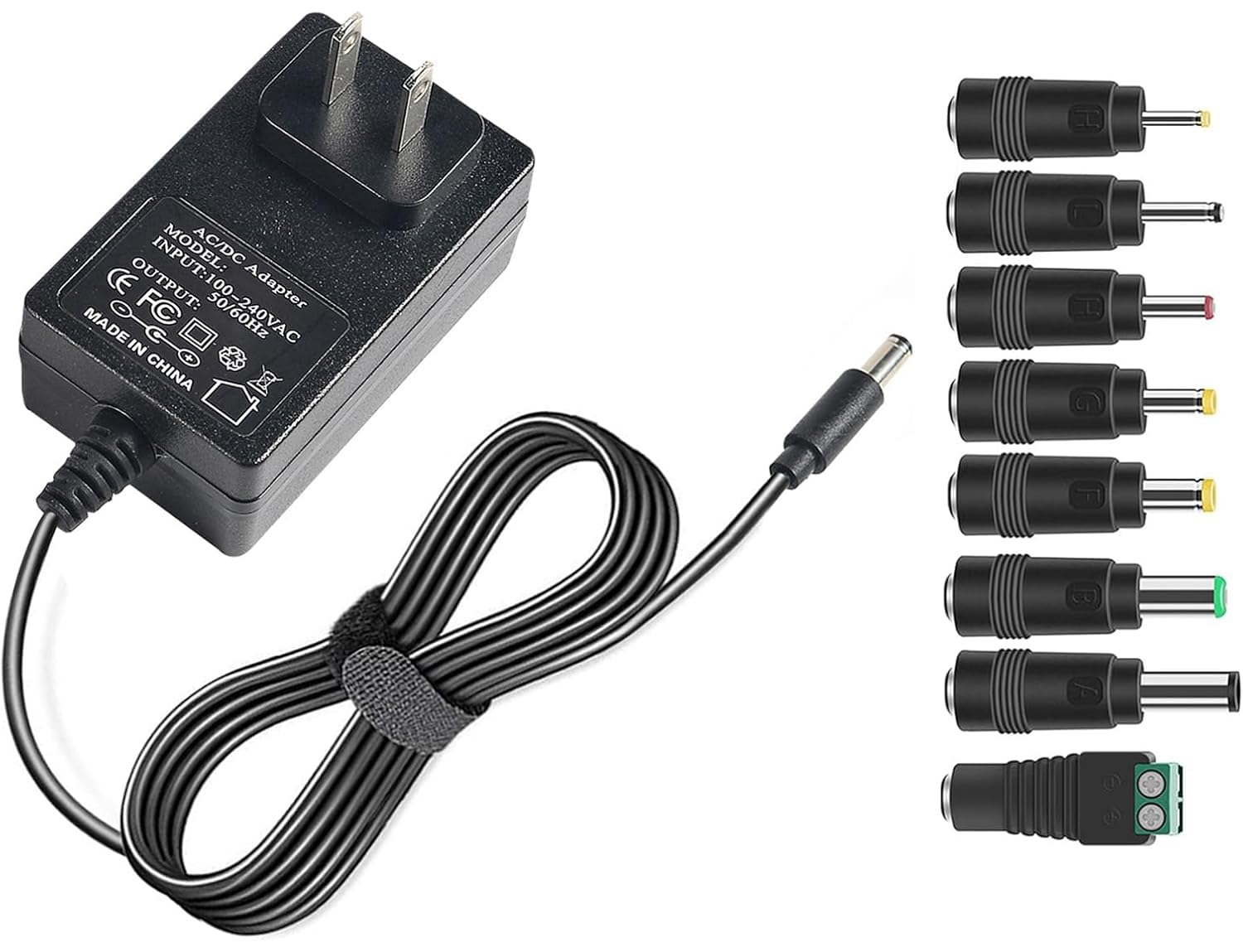 Photo 1 of 26V 1A Power Supply Charger Cable (Input AC 100V-240V, Output DC 26 Volt 1 Amp 26 Watt) Adapter Transformer Converter DC 5.5mm x 2.1mm / 5.5mm x 2.5mm -6.6FT