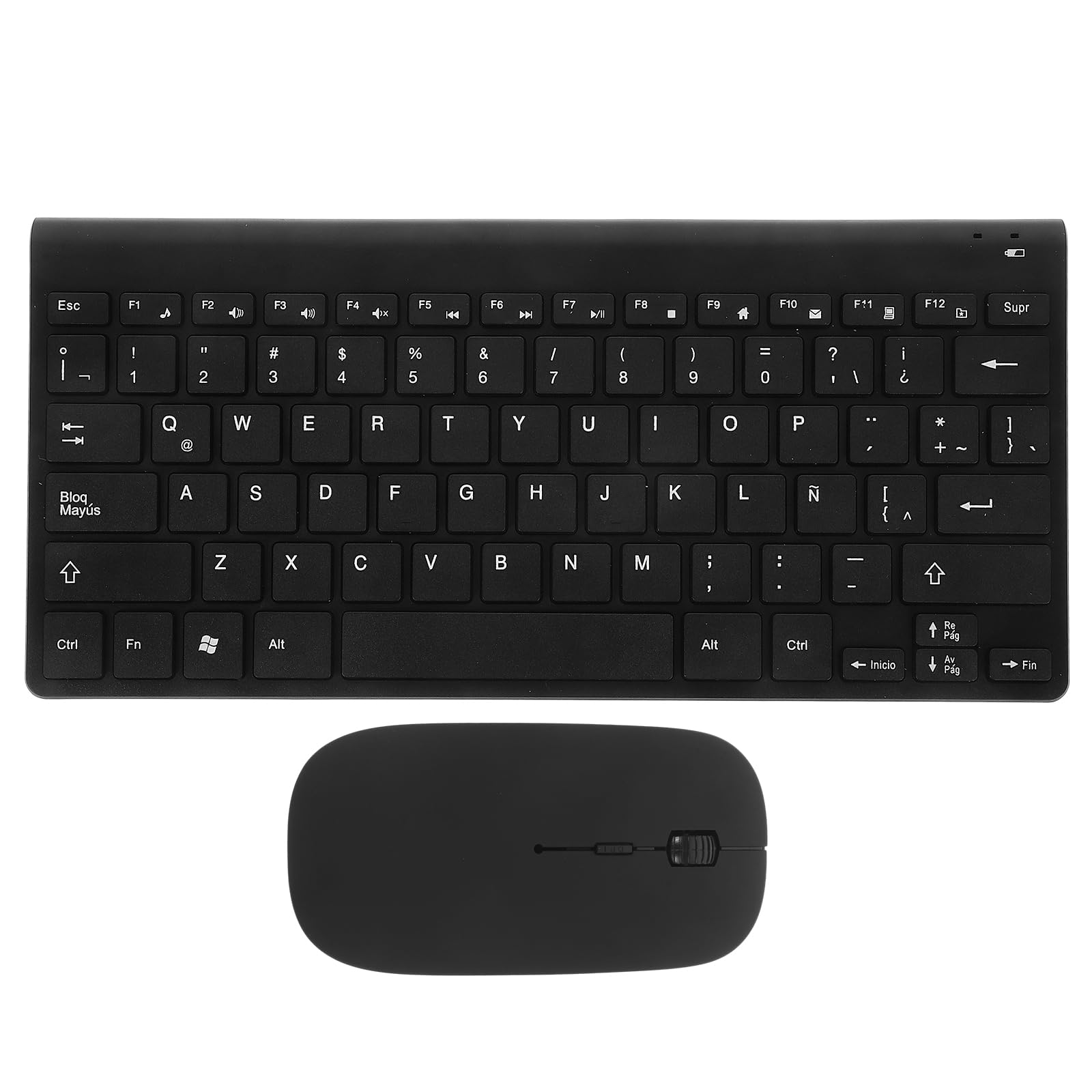 Combo teclado y ratón inalámbricos ABOOFAN para uso portátil 8