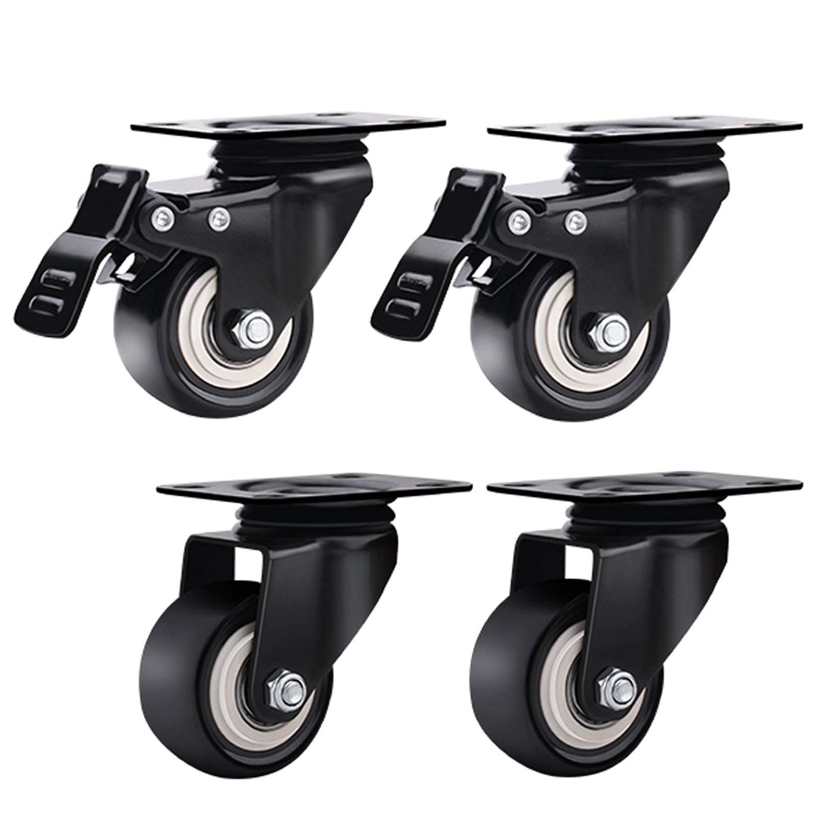 Zguouzantye One Color 4 Pcs Heavy Duty Furniture Casters For Cabinets