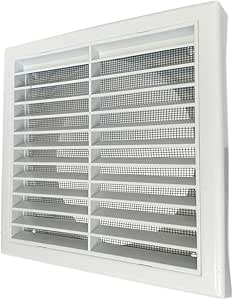 La Ventilazione GAL3030R Griglia Di Ventilazione Rettangolare In Metallo Da Sovrapporre Con Rete Antisetto. Dimensioni 300x300 Mm. Colore Alluminio | Leroy Merlin - Foto 10