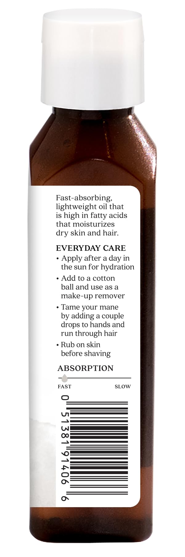 Aura Cacia Coconut Fractioned Body Oil, 4Oz