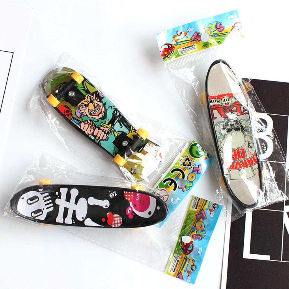Gr8ware Patinetas para Dedos, 6 Piezas Combinaciones Mini rampa de Patines con patinetas, Diapasón Skate Park Ultimate Finger Skating Training Props Deck Track Park Toy para niños Regalo (6 en 1