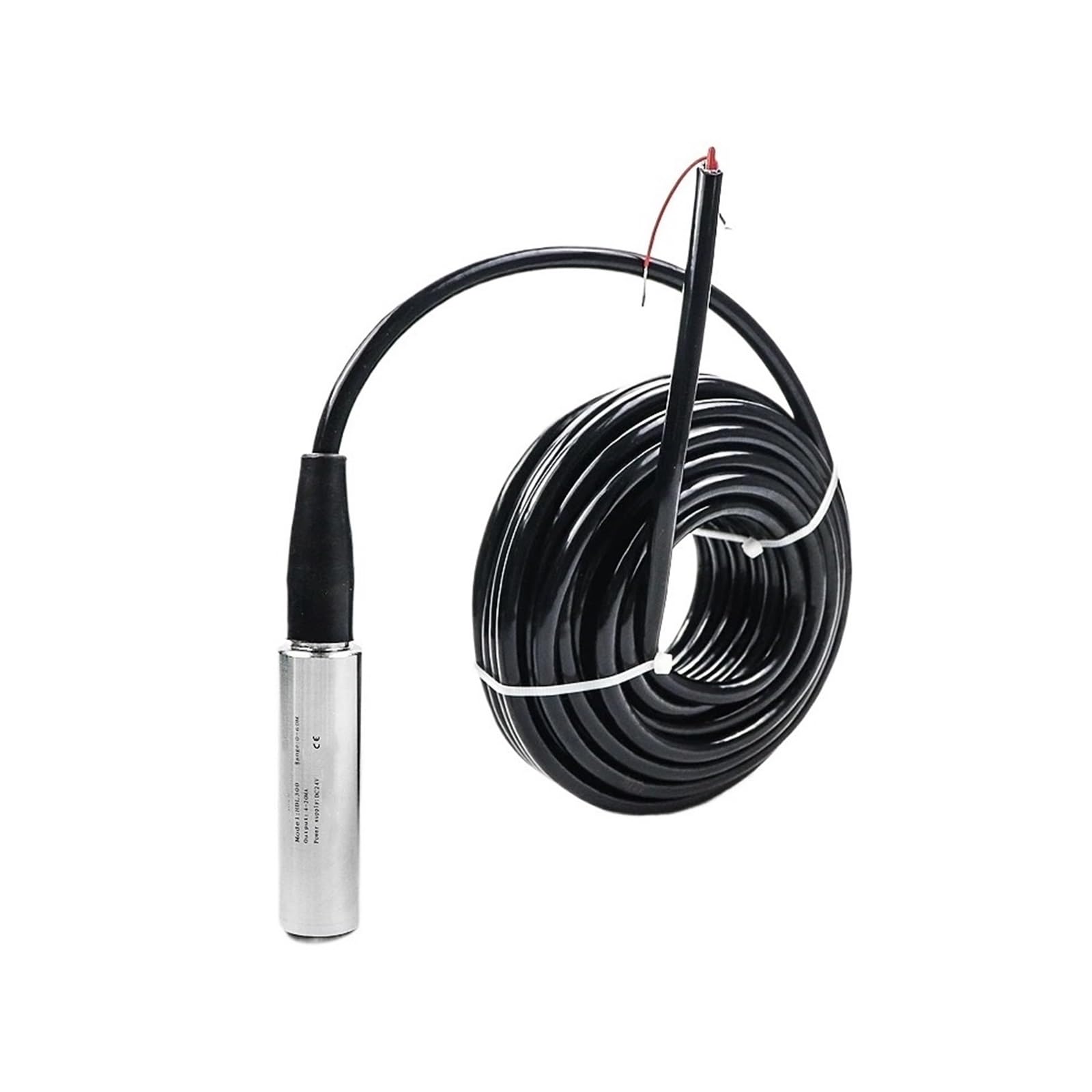 JJHQOKYNA 50m Cable Length Water Depth Level Sensor Submersible Meter Current Output 4-20MA(50M 0.5-3V)