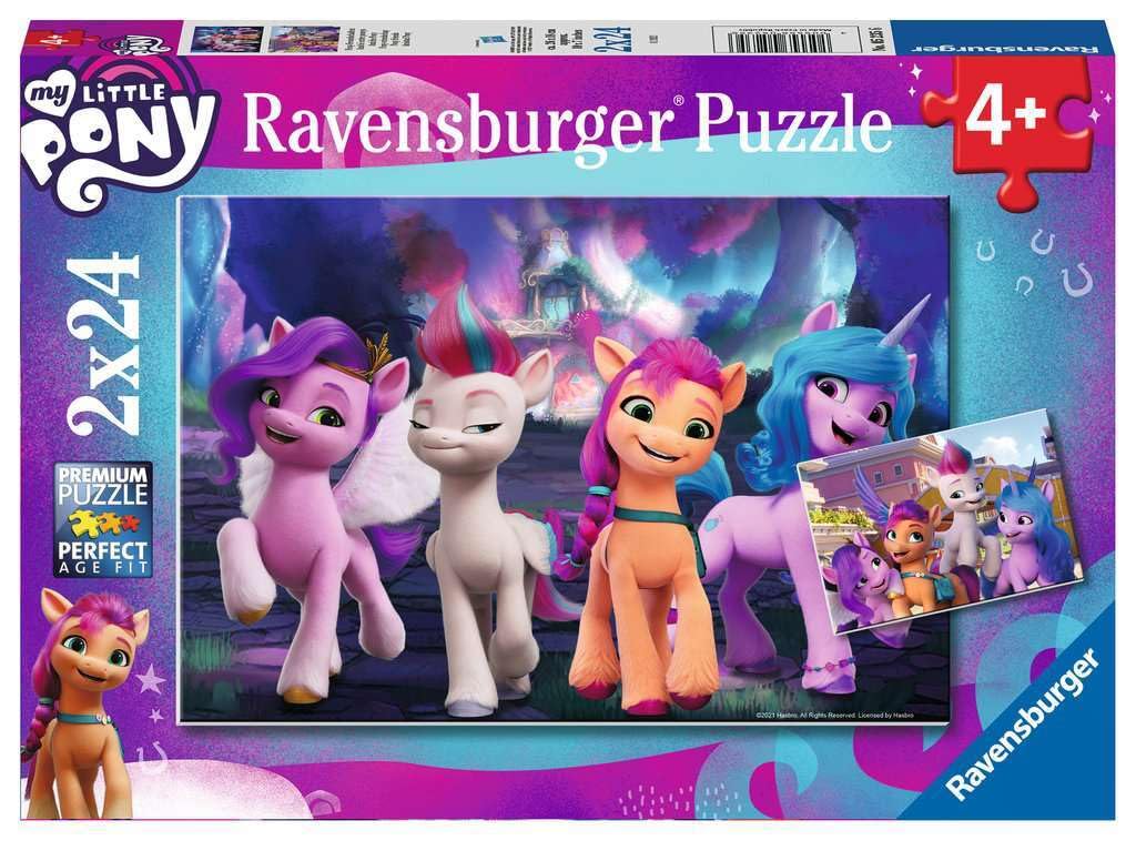 Ravensburger Ravensburger 2x24 Parçalı Puzzle My Little Pony