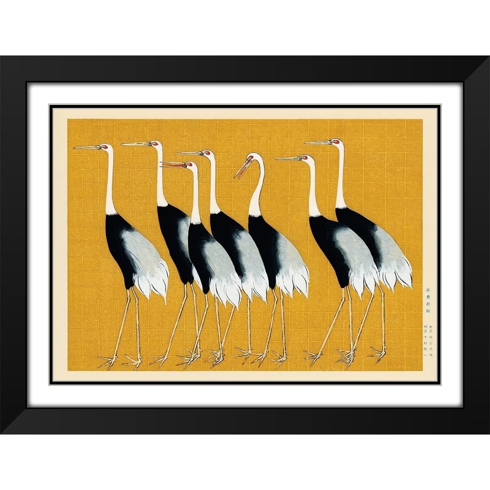 Amazon.com: ArtDirect Flock of Japanese red crown cranes 38x28 XL