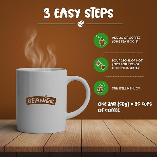 Miniatura 2 de Beanies 50 Coffee Sticks, Mixed Blends; instant flavored coffee