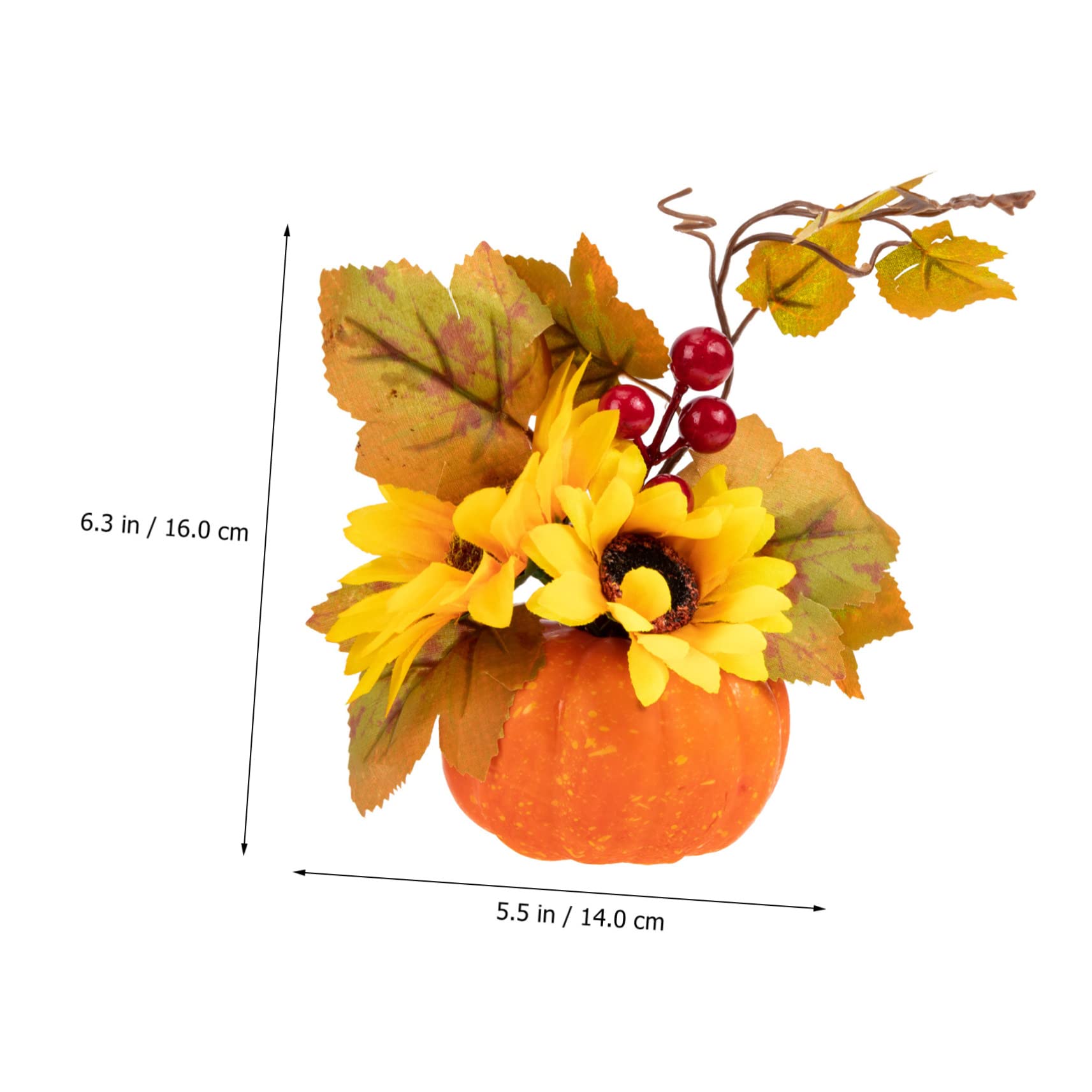 ABOOFAN 5stücke Künstliche Halloween Kürbis Deko Realistische Simulations-Pumpkins Für Party Bar Und Zuhause Für Festliche Anlässe Und Foto-Requisiten
