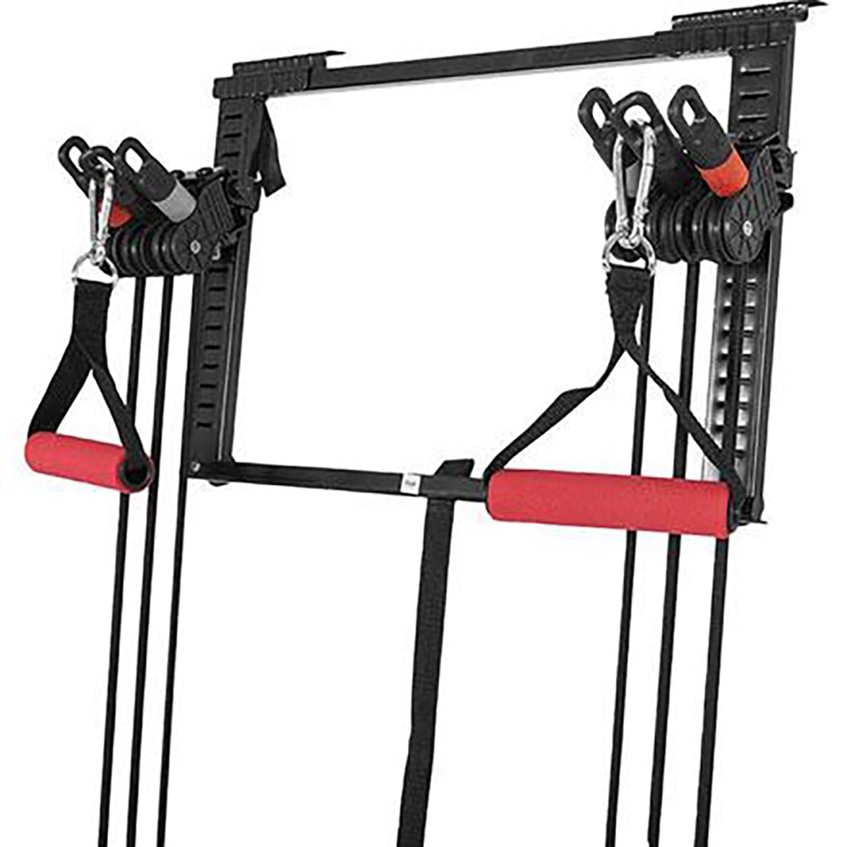 Multiestación de Fitness para Puerta con Poleas y Elásticos – Gimnasio Completo en Casa, Fácil de Instalar, Ideal para Tonificar Piernas, Brazos y Espalda - Entrena en Cualquier Puerta.