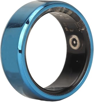 ciciglow Smart Ring, Ceramic Smart Ring Health Sleep Monitoring Step Counter Remote Camera, IP68 Intelligent Wearable Device for JYouPro APP No. 9