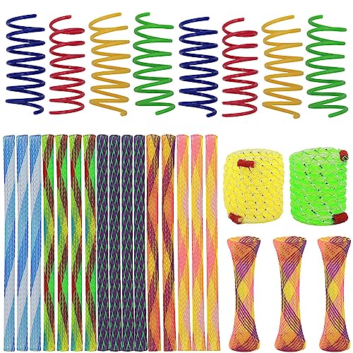 KtbeYTi 30 Piezas Juguetes de Gatos, 3 Estilos Juguetes para Gato Muelles, Juguete de Resorte Mascotas Regalo de Novedad