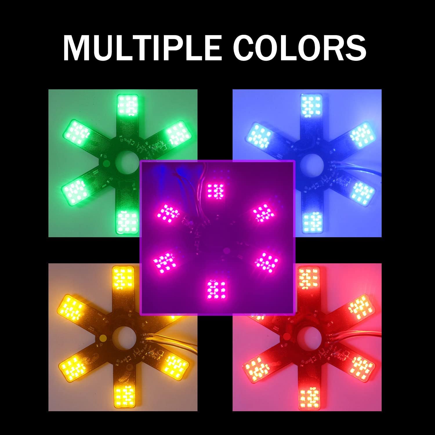 Air Cleaner LED Light 7.8" Dual Function 54 LEDs Truck Decorative Hex Style Air Filter Lamp for Peterbilt, Kenworth, Trailers, RVs', Campers Support IP67 12-30V Sold Individually(Red)