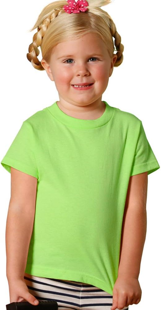 RABBIT SKINS Toddler Jersey T-Shirt, Key Lime, 4T