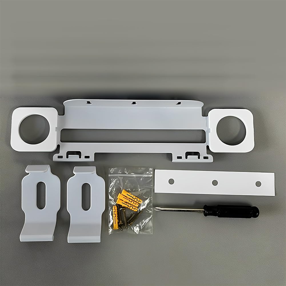 LYEAA PS5 Portal Soporte de montaje en pared para controladores PS5 con ganchos de almacenamiento Soporte de almacenamiento de pared para consola de juegos