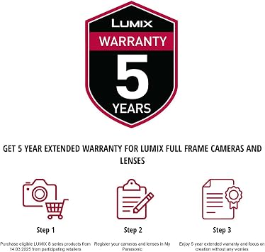 Panasonic Lumix S9 Full Frame Mirrorless Camera, Open Gate Vlogging Camera, Black & Silver with 18-40mm S lens, 24.2MP, 6K /4K Video, 779 Point PDAF, Image Stabilisation, Free-Angle Screen, WiFi