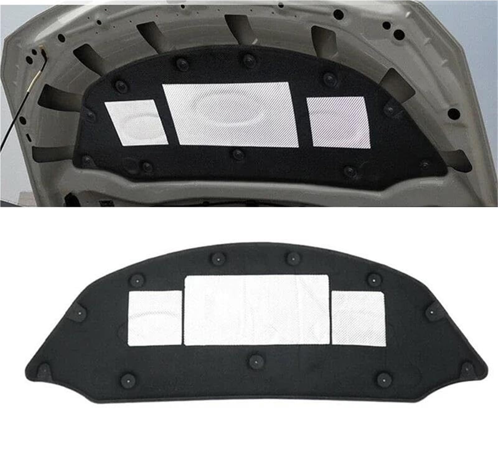 Cotone Isolante Acustico per Cofano Anteriore Auto,per Benz, B Class W246 B180 B200 2012-2018,Isolamento del Cofano del Cofano, Isolamento Acustico del vano Motore
