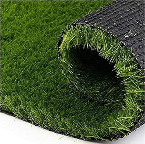 Image of Yellow Weaves 35 mm High Density Artificial Grass Rectangular Carpet Mat (Green, 3 x 6 Feet)