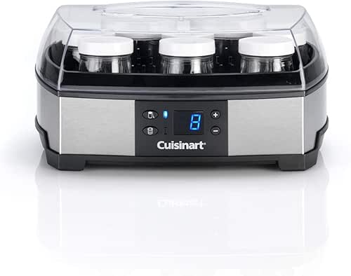 Cuisinart YM400E Yaourtière et fromagère 2 en 1, compacte