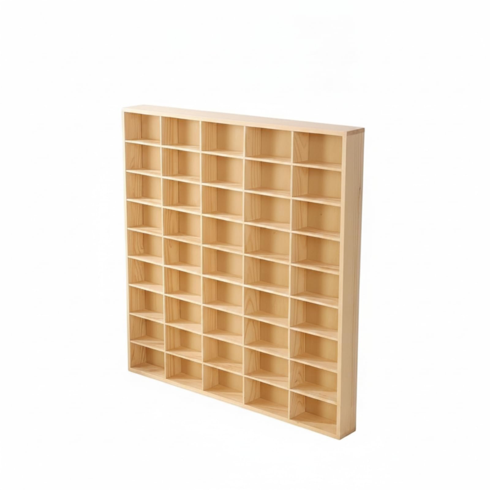 Setzkasten dekorativ Setzkasten aus stabil Sammelregal für, Zimmer, Spielzimmer, 45 Grids