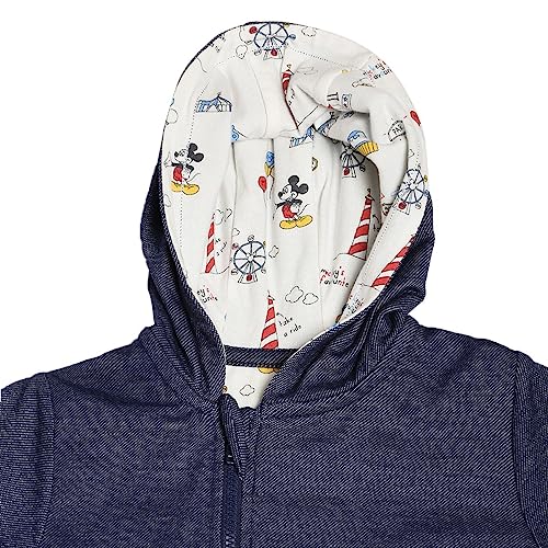 Image of miniklub Unisex Navy Blue Solid Sweatshirt