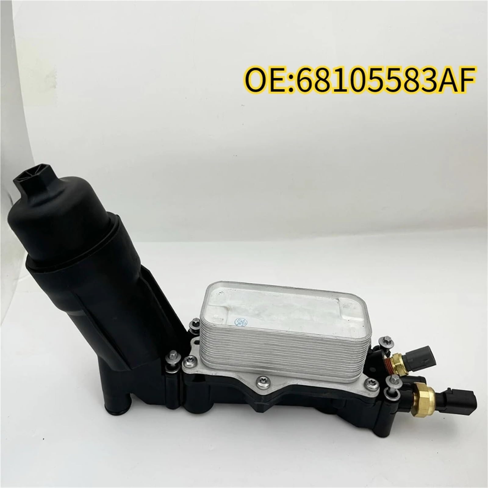 per 68105583AF Adattatore per alloggiamento Filtro radiatore Olio Motore in Alluminio, radiatore Olio Trasmissione