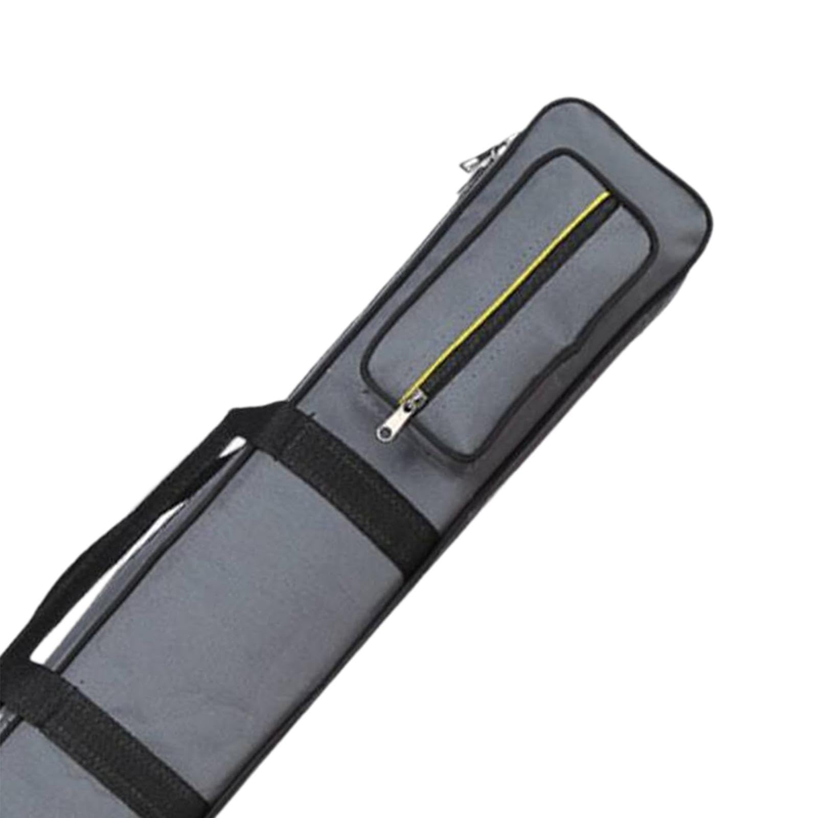 8 löcher Harter Pool-Queue-Koffer, Billard-Queue-Koffer, Vintage-Stil, große Taschen, 1 komplette 2-teilige Stangen-Tragetasche, Blau
