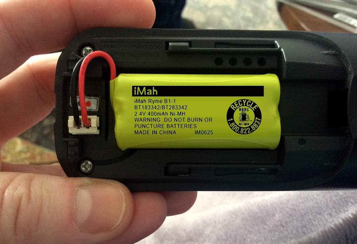 Best Deal Cheap 🛒 iMah BT183342/BT283342 2.4V 400mAh Ni-MH Battery Pack Compatible for BT166342/BT266342 BT162342/BT262342 2SN-AAA40H-S-X2, 6-Pack Greatest Product iMah BT183342/BT283342 2.4V 400mAh Ni-MH Battery Pack Compatible for BT166342/BT266342 BT162342/BT262342 2SN-AAA40H-S-X2, 6-Pack