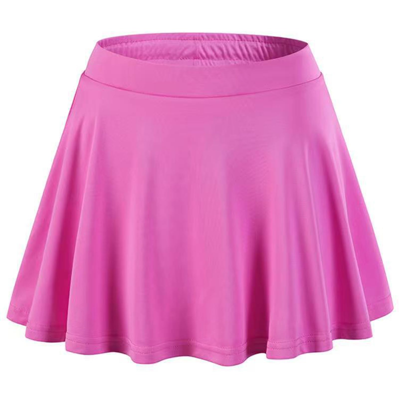 Gonnellino Danza Gonne Sportive for Bambine, estive, Tinta Unita, a Vita Alta, con Pantaloncini, Gonna Plissettata Casual da Palestra
