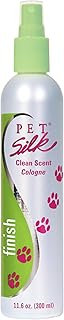 Pet Silk Clean Scent Cologne (11.6 Ounce) â€“ Dog Deodorant Perfume Body Spray with Conditioning & Deodorizing Qualities â€“ Clean & Fresh Fragrance â€“ Pet Grooming Perfume for Cats