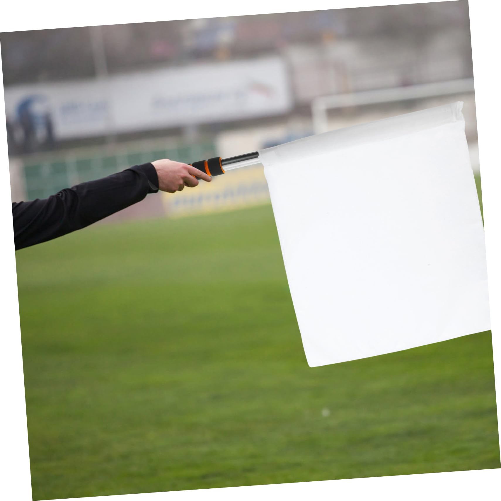 Yardwe 10 Pezzi Bandierine per Arbitri di Calcio in Poliestere Leggere e Facili da Trasportare per Competizioni Sportive e Partite di Calcio