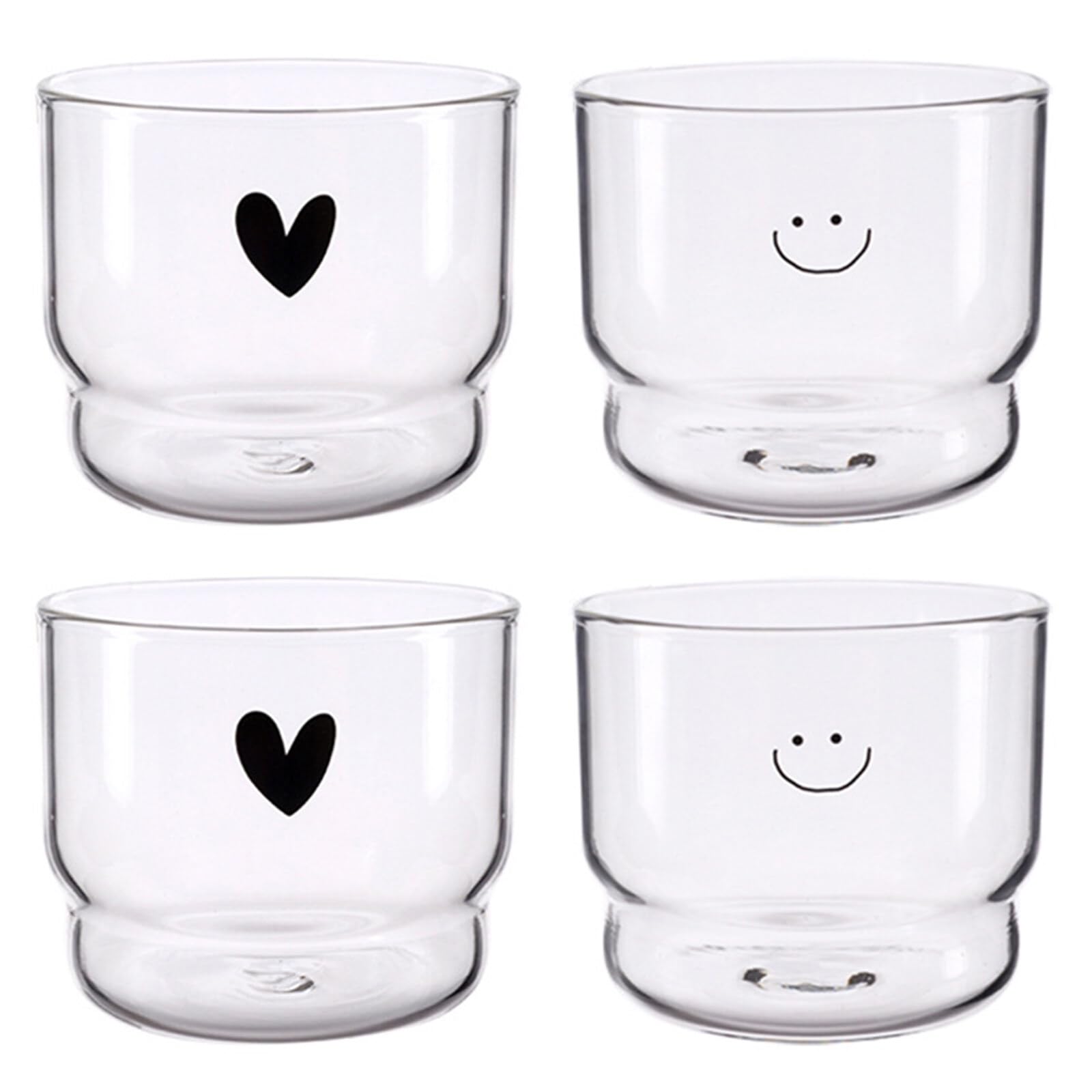 Set 4 Bicchieri Da Dessert In Vetro - Trasparenti, Resistenza Alta Temperatura - Foto 3