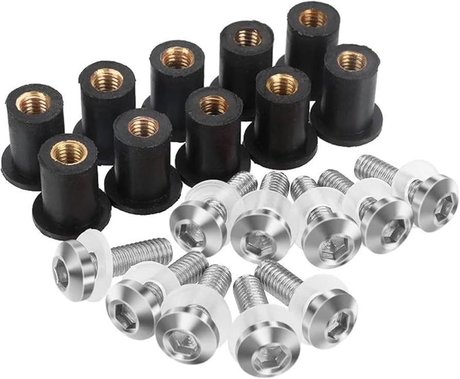 Amazon.co.jp: フェアリング ボルト ナット ネジ オートバイのウィンド