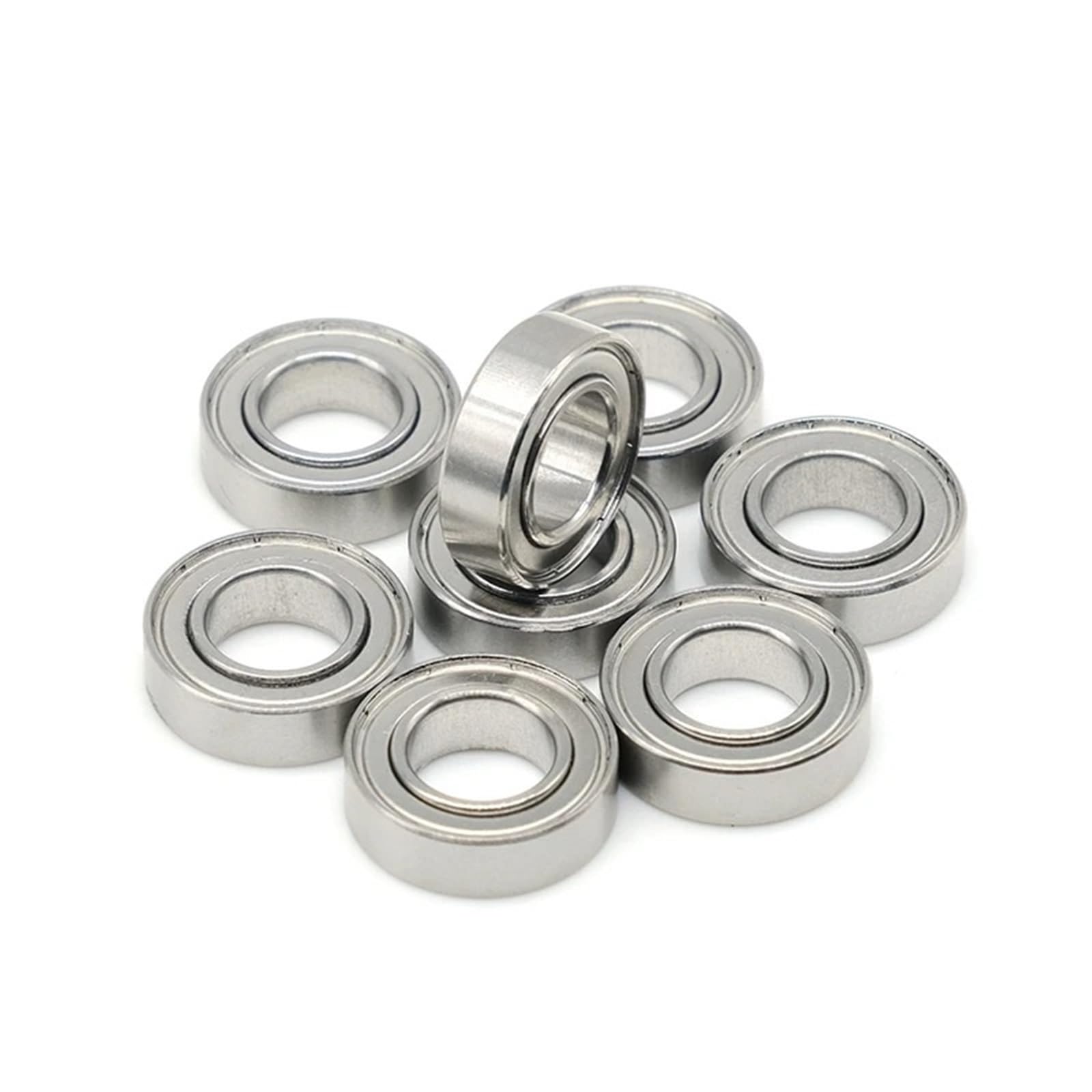 Rodamientos de bolas de acero inoxidable S6800ZZ (10 x 20 x 5 mm, 10 unidades)