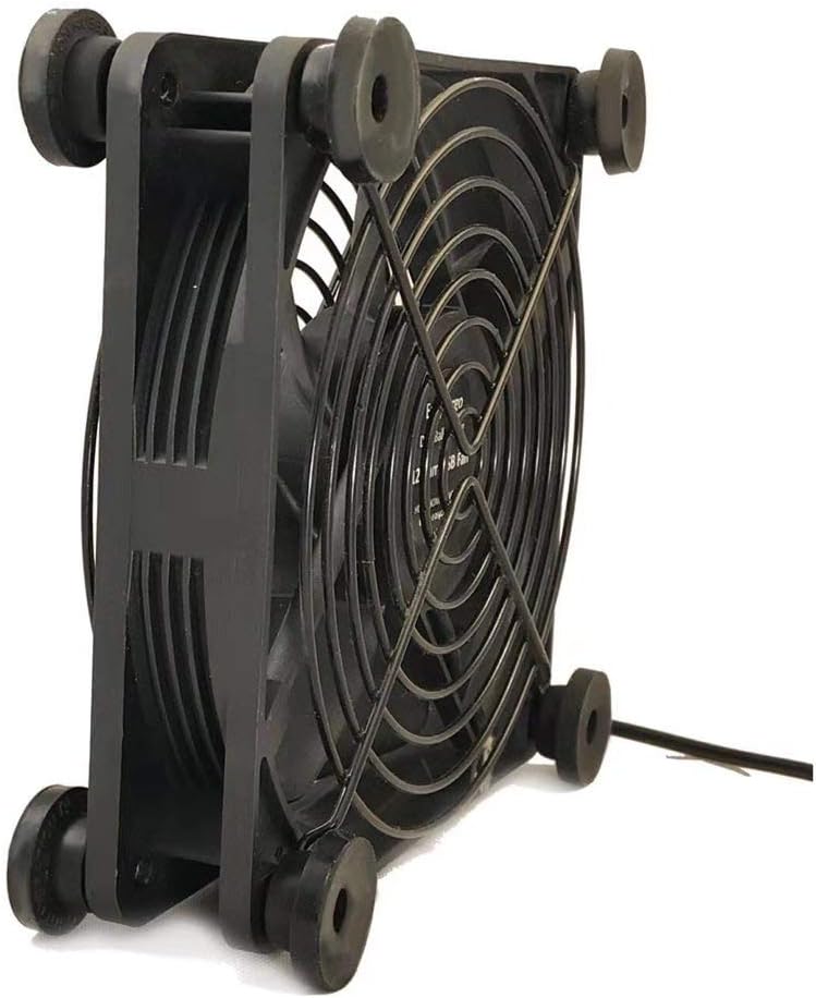 Flаѕh Sаlе Easycargo 2-Pack 120mm USB Fan Quite, USB Fan 5V, Cooling USB Fan with Multi Speed Controller (120mm)