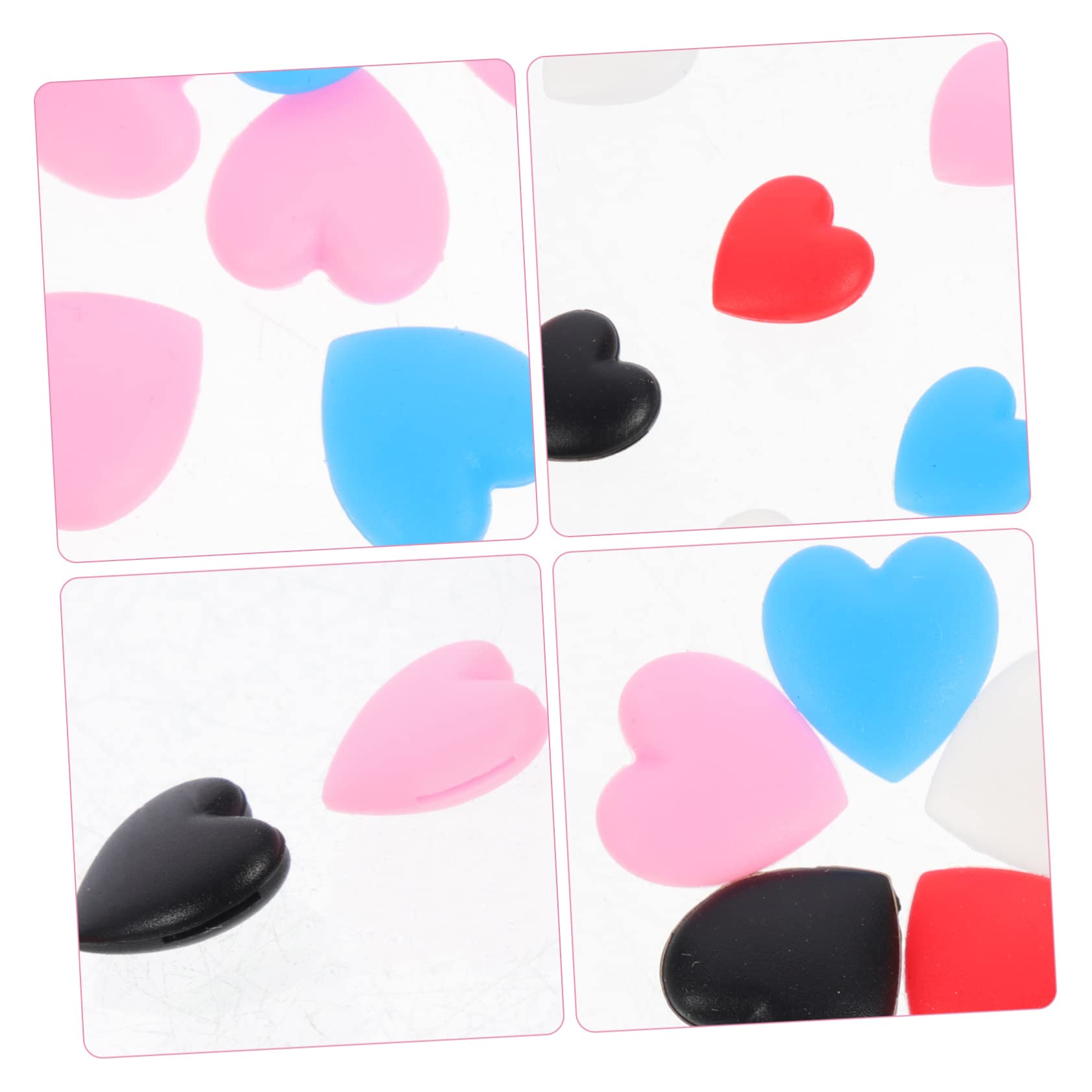 FRCOLOR 2sets Love Non-Slip Ear Hook Heart Eyewear Ear Grip Eyeglass Tips Sleeve Glasses Anti-Skid Daily Glasses Retainer Non-Slip Glasses Retainer Eyeglass Temple Tip Sleeve 15pairs*2