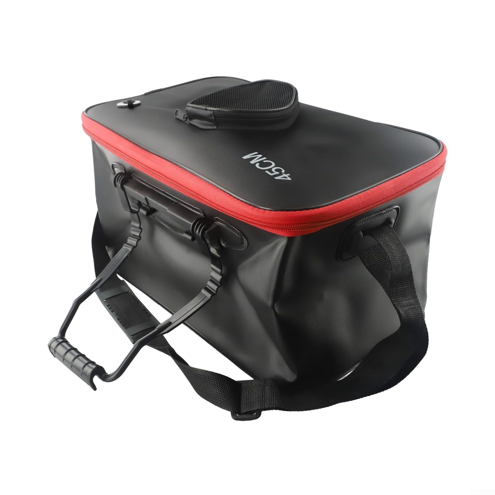 Secchio da pesca pieghevole portatile in EVA, per pesci vivi ed esche, scatola da pesca pieghevole per campeggio ed escursionismo (50 cm)