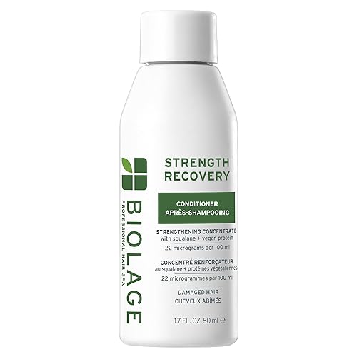 Biolage Strength Recovery Conditioner - Moisturizes & Strengthens Damaged Hair, Softness & Shine, Hydrates and Repairs Damaged Hair, With Olive
