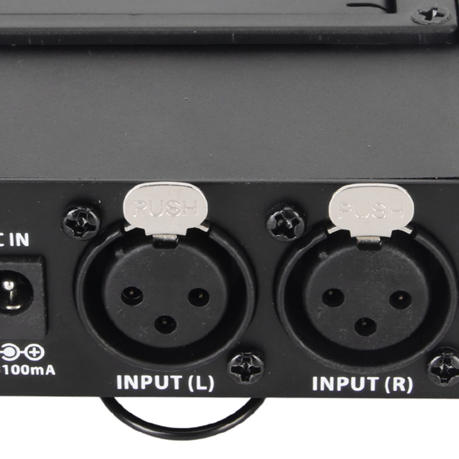 Alomejor Amplificatore per Cuffie da Studio Senza Distorsione e Controllo Bilanciato Adatto per Tecnici della Registrazione Metallo 10x8,8x3,5 Cm