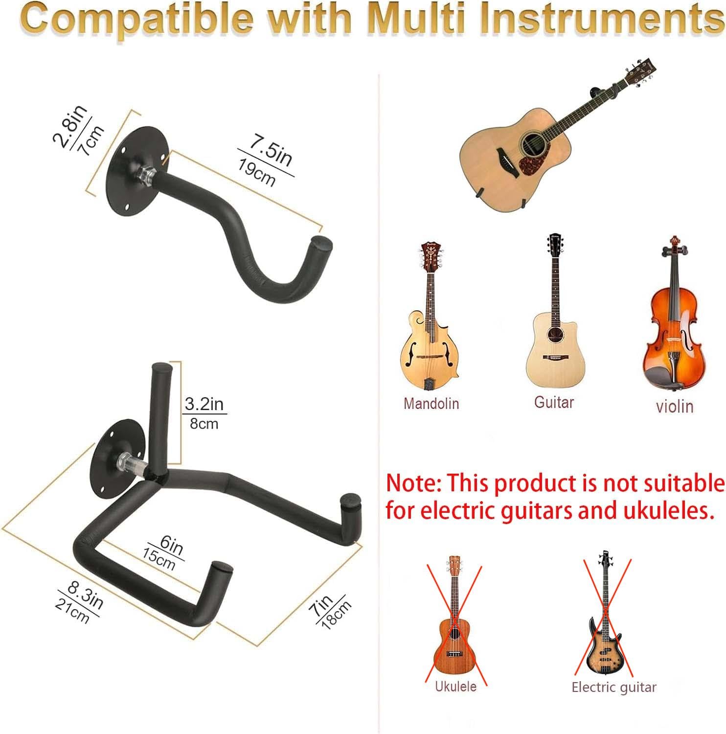 Premium Opvouwbare Gitaar Stand Draagbare Snaarinstrumenten Speciale