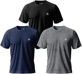 Kit 3 Camisetas Plus Size Masculinas Dry Fit Academia Verão Tamanho Grande