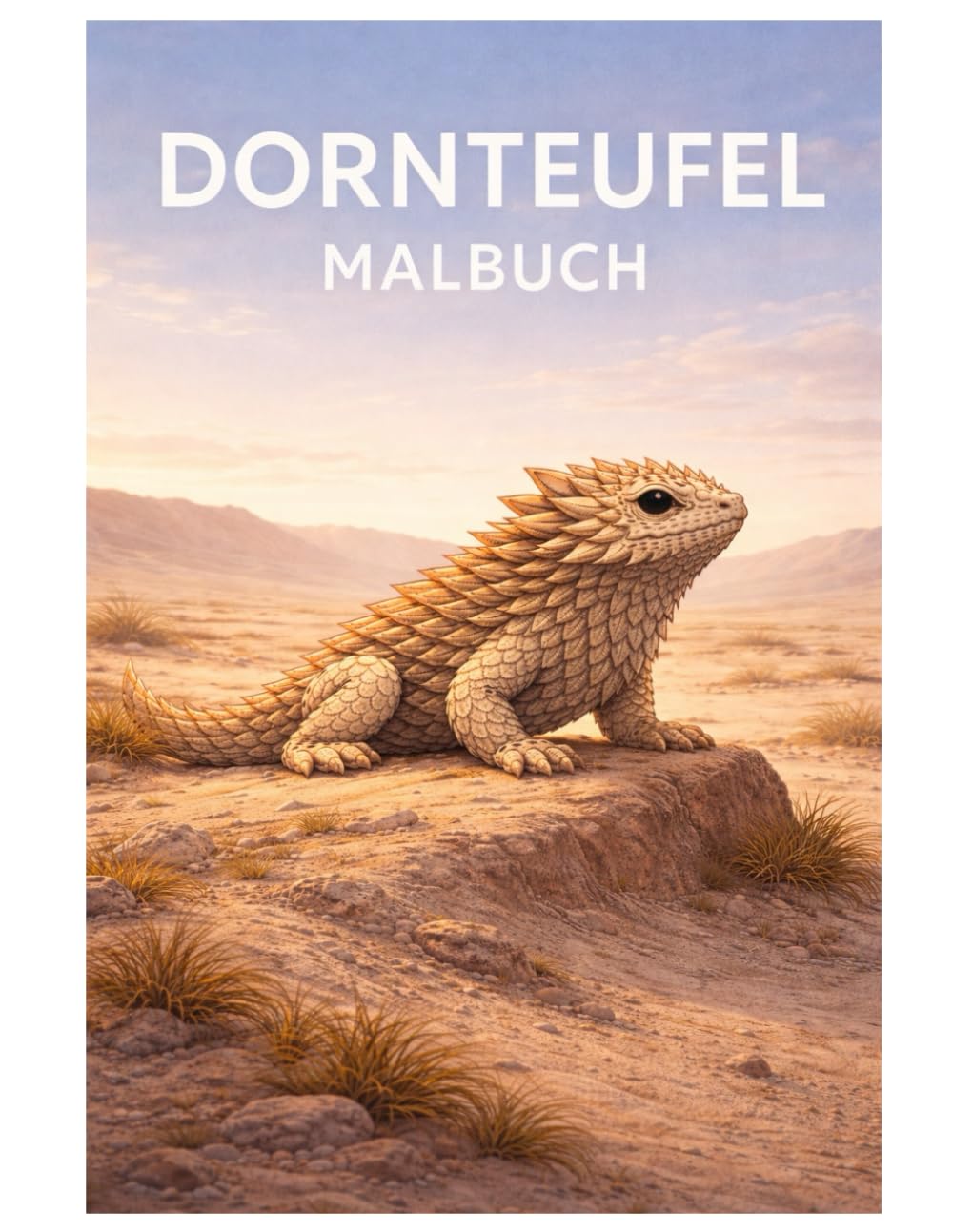 Dornteufel Malbuch: 50 detailreiche Illustrationen des außergewöhnlichen Echsenbewohners Australiens – Für Kinder und Erwachsene zur kreativen Entspannung