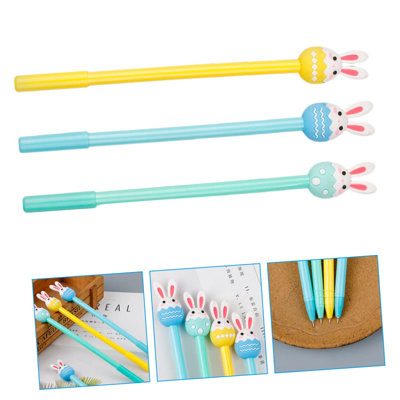 Veemoon 5 Ensembles Stylos À Gel Kawaii Stylos Cartoon Lapin Pour Garçon Fille Amusants Fournitures Scolaires Idéaux Comme Ou Prix 15 Pièces * 5