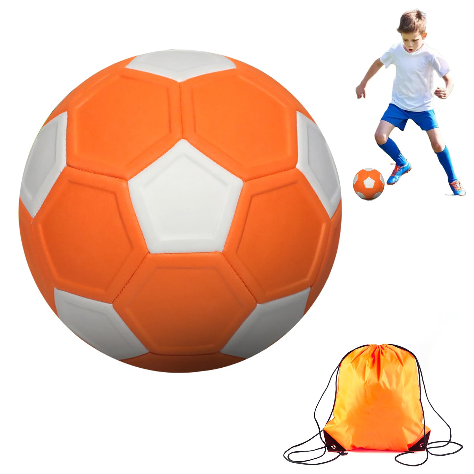 Balon Futbol con Efecto, Balon Futbol con Curvas y Efectos, Curve and Swerve Football, balón de fútbol con Curva y Giro, Regalo para Niños y Niñas, Juegos Exterior Niños