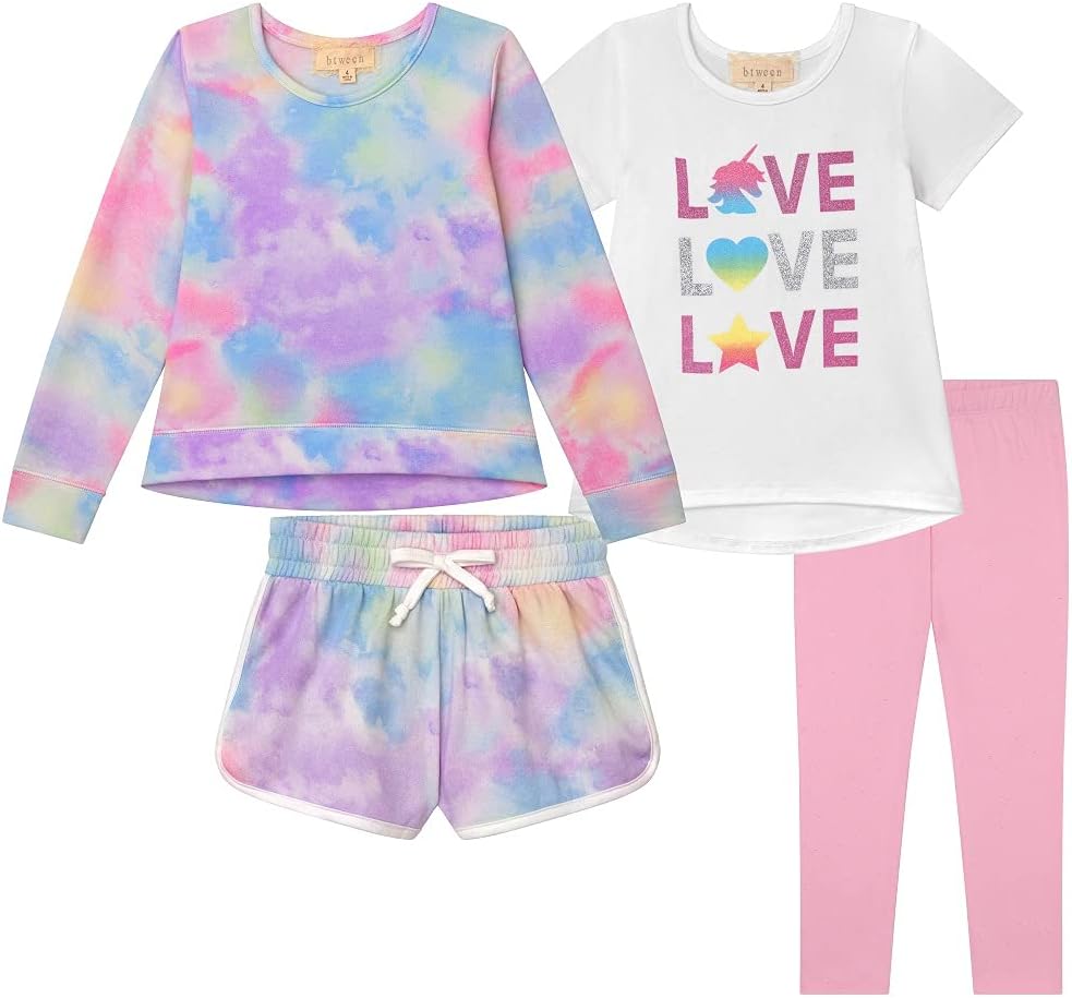 BTween Girls Mix And Match Fashion Every Day Essentials 4 Piece Set