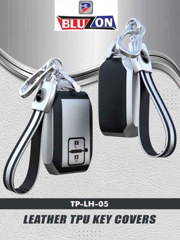 BLUZON TPU Leather Car Key Cover for Baleno Dzire Ertiga Ignish
