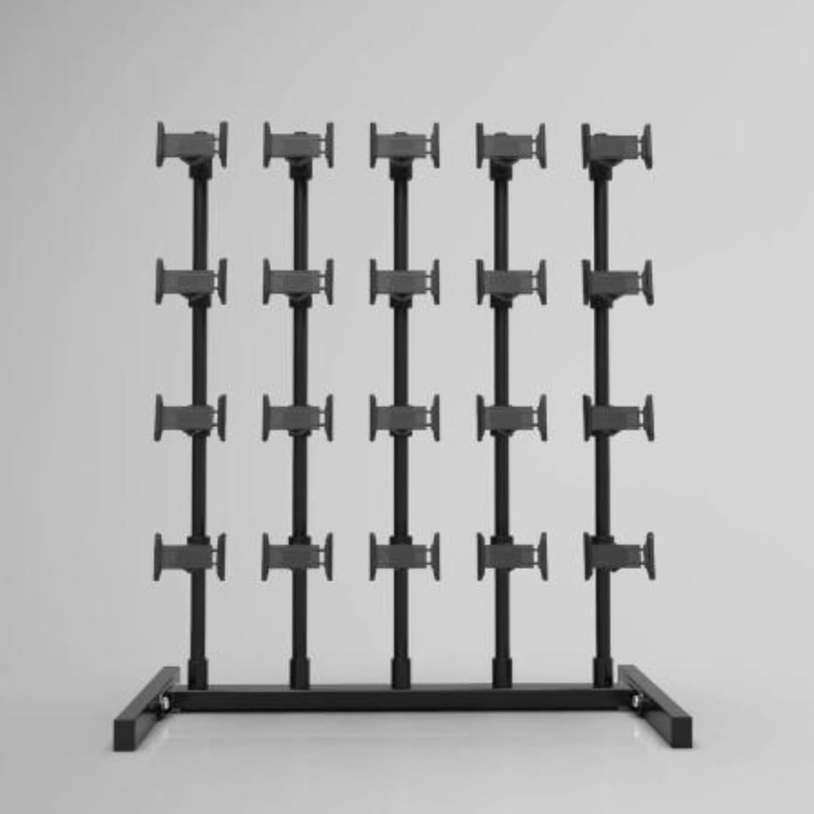 Generico Supporto Girevole Multi-Dispositivo per Cellulare, Supporto Multistrato da 60 cm per Streaming Live e videoconferenze, organizza Fino a 15 telefoni, Perfetto per creatori e Professionisti