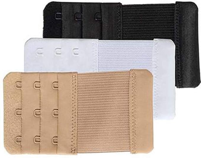 pavvoin Women's bra hook extender(pack of 3,multicolored) size-free