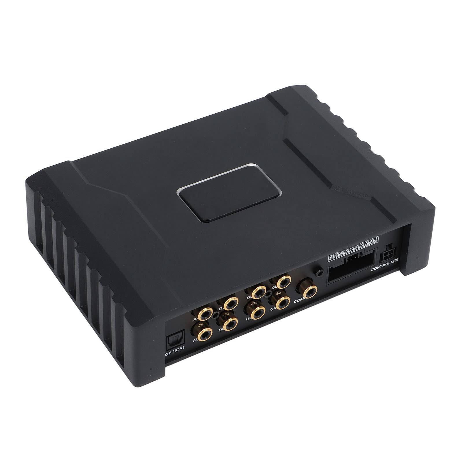 Hidyliu Amplificador de Coche de 4 Canales Amplificador de Potencia de Audio Bluetooth 5.0 de Alto Rendimiento para Vehículos Universales Metal 1 Unidad